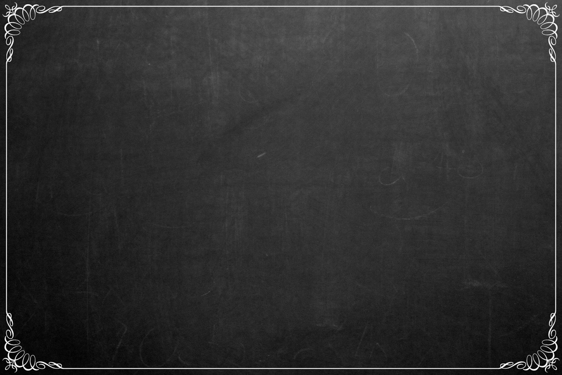 Empty blackboard